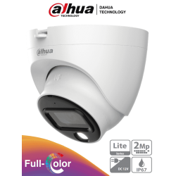 DAHUA HAC-HDW1209TLQN-A-LED - Cámara Domo Full Color de 2 Megapixeles/ Lente de 2.8mm/ Angulo de 103 Grados/ Micrófono Integrado/ 20 Metros de Iluminación/ Instalacion Rapida/ IP67/ DWDR/ Starlight/